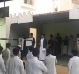 استجابة لدعوة الاتحاد وتحت شعار " الماء نعمه من الله فلنحافظ عليها " متوسطة عمرو بن العاص ومدرسه عبدالله بن الزبير  تطلق مبادرة لترشيد استهلاك المياه - السعودية