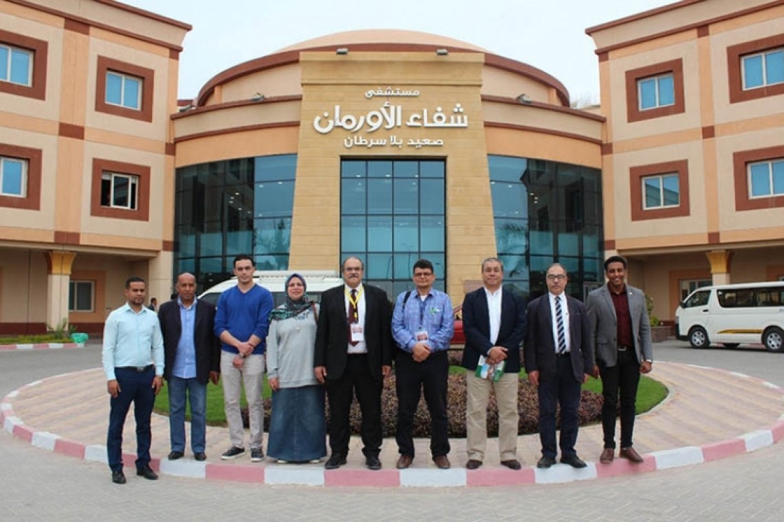 وفد من الجمعية المصرية للأوعية الدموية يزورون مستشفي شفاء الأورمان لعلاج الأورام بالأقصر