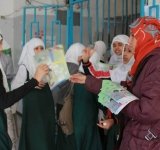 التنوير تواصل حملات التوعوية الصحية بمخاطر "الكوليرا والدفتيريا " في عدة مدارس تابعة  لمحافظة اب - اليمن